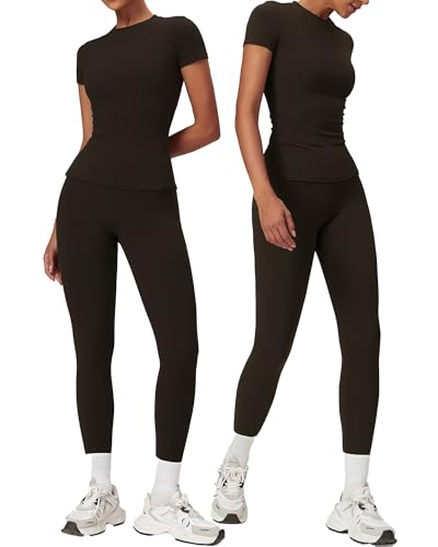 yoga sets for women 2 piece Seamless Workout Sets for Women High Waist Removing chest pad workout sets