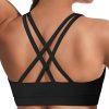 Sports Bras for Women, High Support Racerback Bras for Large Bust, High Impact Strappy Yoga Workout Gym Bra