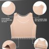 Transgender FTM Breathable Seamless Half Chest Binder