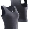 Women's Running Workout Athletic Crop Shirts Pack of 3