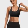 Sports Bras for Women, High Support Racerback Bras for Large Bust, High Impact Strappy Yoga Workout Gym Bra