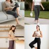 Wide Leg Capri Pants for Women with Pockets, High Waist Cropped Pants for Summer, Non-See-Through 7/8 Lounge Pants