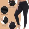 High Waisted Leggings for Women - Black Tummy Control Compression Soft Yoga Pants for Workout Reg & Plus Size