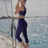 41R3CmmNsUL.jpg High Waisted Capri Leggings for Women - Soft Slim Yoga Pants for Running Cycling Workout