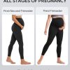 Womens Butterluxe Maternity Leggings Over The Belly 25" - Buttery Soft Workout Activewear Yoga Pregnancy Pants