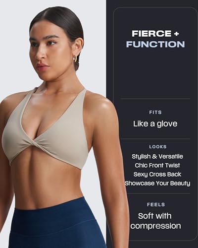 Women's Workout Sports Bras Fitness Sienna Low Impact Bra Yoga Crop Tank