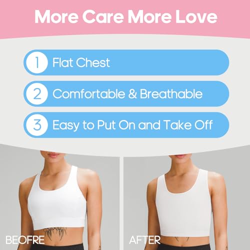 Transgender Chest Binder FTM Binder Trans Half Breast Binder Bra Compression Tank Top