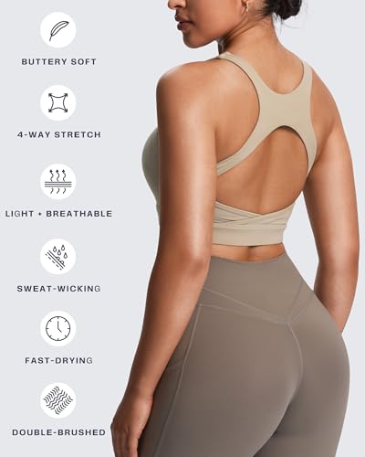 Women's Workout Sports Bras High Impact Fitness Training Gym Khloe Bra Yoga Crop Tank