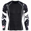 Workout Set Compression Shirt Pants Top Long Sleeve Sports Tight Base Layer Quick Dry & Moisture-Wicking