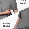 Men's Workout Shirts Short Sleeve Dry Fit Athletic T-Shirts Moisture Wicking Running Gym Active Lightweight Tee Top