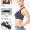 Sports Bras Pack for Women - Padded Cross Back Support Seamless Strap Bra for Workout Fitness Gym Yoga Large Bust