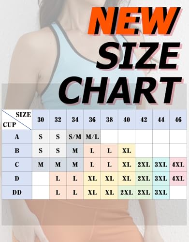 Racerback Sports Bras for Women – Padded Seamless Strappy Workout Tops for Yoga Gym Runing Fitness Sports Bras