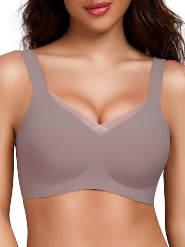 Crossover Bras for Women No Underwire Wireless Bralettes Seamless Supportive T Shirt Everyday Bras