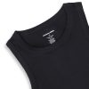 3 Pack Stretch Tank Tops for Women, Ribbed Crew Neck Womens Workout Yoga Tops (Available in Plus)