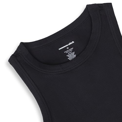 3 Pack Stretch Tank Tops for Women, Ribbed Crew Neck Womens Workout Yoga Tops (Available in Plus)