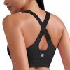 Adjustable Straps High Impact Sports Bra for Women,High Support Workout Sports Bras with Sewn in Pads