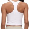 Butterluxe Scoop Neck Yoga Tank Racerback Workout Sleeveless Tops for Women Crop Athletic Tight Casual Shirts