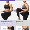 Adjustable High Impact Sports Bras for Women Zip Front Full Coverage and Lift Padded Compression Tops