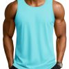 Men's Workout Tank Tops Sleeveless UPF 50+ Summer Sun Shirts Quick Dry for Running Swim Gym Beach