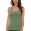 Workout Tank Tops for Women Racerback Yoga Tanks Basic Athletic Activewear-4 Packs