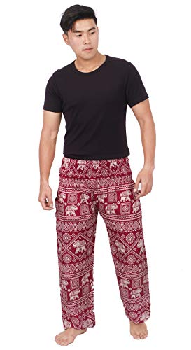 Mens Yoga Harem Lounge Boho Parachute Loose Baggy Pants