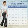 Flare Leggings for Women with Pockets - Crossover High Waisted Black Flared Leggings for Yoga Gym Workout
