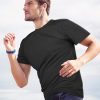 Men's Workout Shirts Short Sleeve Dry Fit Athletic T-Shirts Moisture Wicking Running Gym Active Lightweight Tee Top
