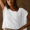 Women's Open Back Workout Top - Short Sleeve Yoga Crop Shirt, Loose Yoga Gym Crop Top