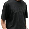 Men's Cropped T Shirt Crop Top Graphic Short Sleeve Oversized Gym Boxy Tees Workout Shirts