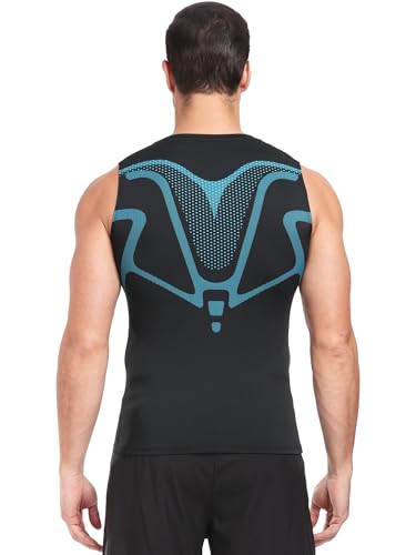 Mens Tank Tops,Sport Running Dry Fit Gym Shirt, Wicking Athletic Mesh Breathable Muscle Tee Workout Sleeveless Shirts