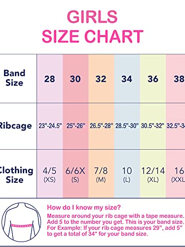Girls' Seamless Stretch Sports Bra