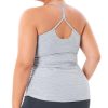 Women's Racerback Workout Tank Tops Sleeveless Yoga Athletic Shirts with Built in Bra