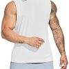 3 Pack Men's Workout Tank Tops UPF 50+ Swim Shirts Quick Dry Running Sleeveless UV Protection Muscle Tees