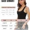 Workout Tank Tops for Women Racerback Yoga Tanks Basic Athletic Activewear-4 Packs