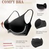 Womens Wireless Seamless Pullover Bra with Soft Support Vest No Underwire Criss Cross Back T Shirt Bra