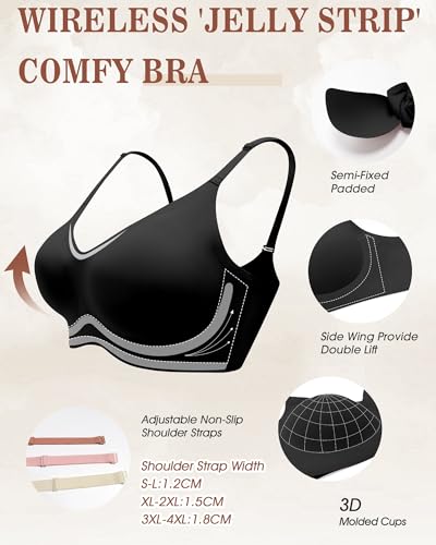 Womens Wireless Seamless Pullover Bra with Soft Support Vest No Underwire Criss Cross Back T Shirt Bra