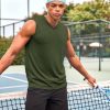 Men's 3 Pack Workout Tank Tops Gym Sleeveless Shirts V Neck Bodybuilding Muscle Tee Shirt