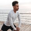 3 Pack Men Long Sleeve Shirts Moisture Wicking UPF Sun Protection Tee Quick Dry Workout T-Shirts Casual Running Shirt