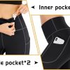 High Waisted Yoga Pants for Women with Pockets Capri Leggings for Women Workout Leggings for Women Yoga Capris