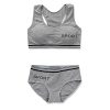 Soft Cotton Elastic Breathable Training Bra and Underwear Set for Teen Girls 8-18 Years Old