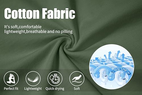 Cotton Workout Sleeveless Shirts for Men Quick Dry Muscle Shirt Lightweight Summer Running Tank Tops
