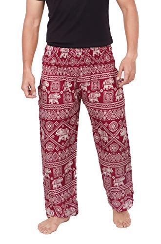 Mens Yoga Harem Lounge Boho Parachute Loose Baggy Pants