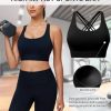 High Impact Sports Bra for Women High Support Molded Cups Strappy Women’s Sports Bra for Workout,Training and Running