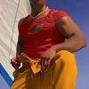 Men Fashion Tank Top Summer Streetwear Sexy Sleeveless T Shirts Vintage Tee Vest
