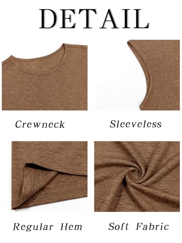 Mens Workout Tank Tops Sleeveless Gym Muscle Athletic T Shirts Casual Summer Beach Tops