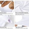 Womens' Sports Bra Longline Wirefree Padded with Medium Support