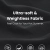 Lightweight Wide Leg Cropped Pants for Women 25" High Waisted Loose Casual Lounge Travel Work Sweatpants Summer