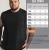 3 Pack Men's Big and Tall Tank Tops Quick Dry Muscle Workout Sleeveless T Shirts Summer Gym Active Undershirts
