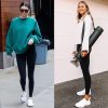High Waisted Leggings for Women - Soft Athletic Tummy Control Yoga Pants for Cycling Dance Tights