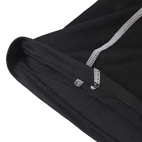 Workout Set Compression Shirt Pants Top Long Sleeve Sports Tight Base Layer Quick Dry & Moisture-Wicking